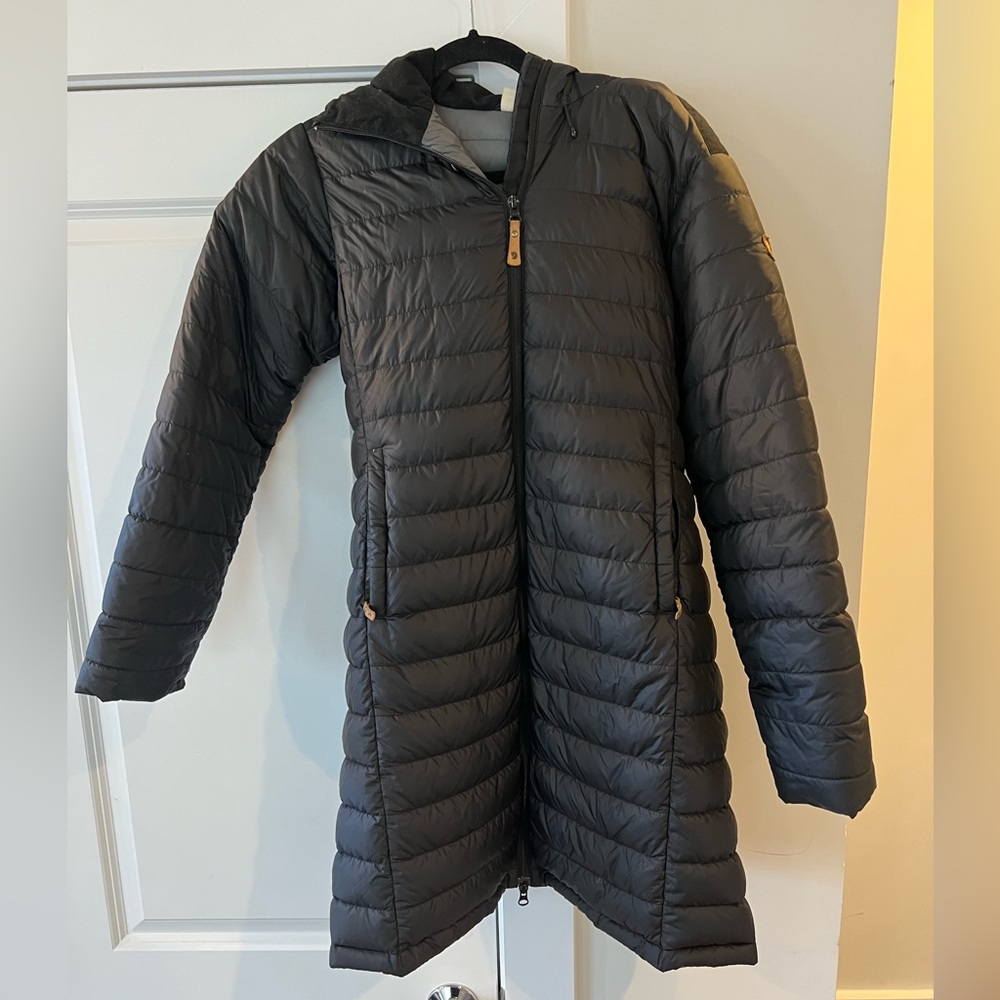Women's Black Quilted Coat